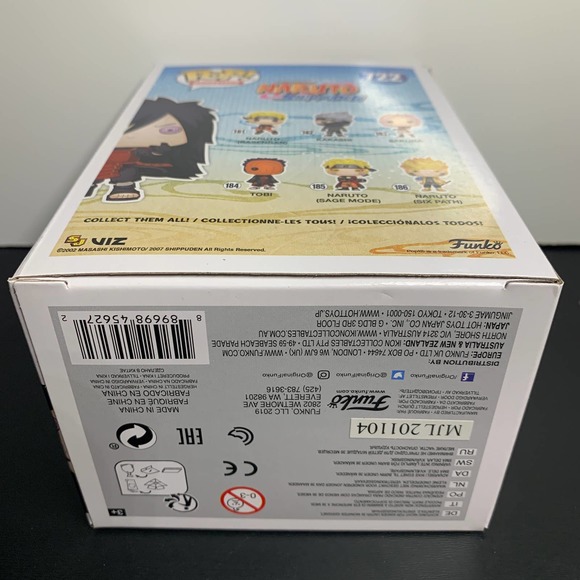Funko Pop Madara Reanimation Naruto Gamestop Exclusive 722 - Picture 6 of 6